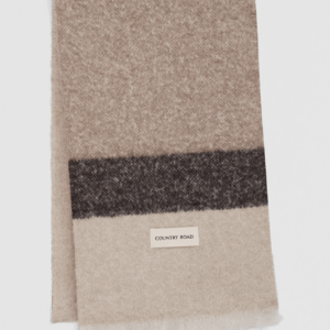 Alpaca Blend Stripe Scarf