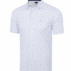 Greg Norman Victory Flag White Men's Shirt