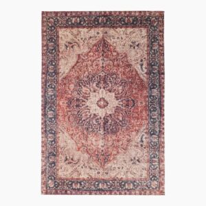 Thread Office Red Persian Printed Area Rug, 200cm x 300cm