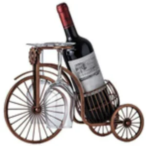 Nosana Stainless Steel Wine Rack (Gold)