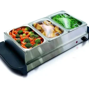 Generic 1.5 L Silver Condere buffet server+hot tray Ice Bucket