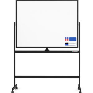 Mobile Whiteboard Magnetic Double-Sided 90cmx60cm with Pen Eraser & Magnets