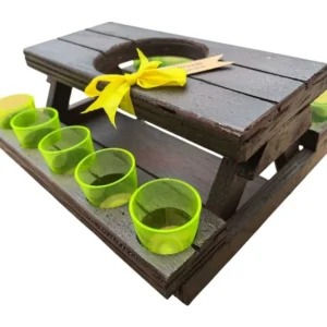 Shooter Bench Piece Bar Set (Wooden, Plastic)