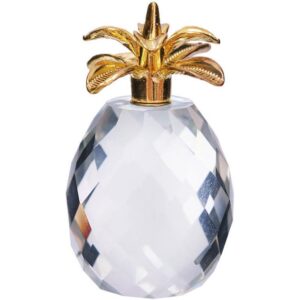IZMATA HOME CLEAR CRYSTAL PINEAPPLE Decorative Showpiece