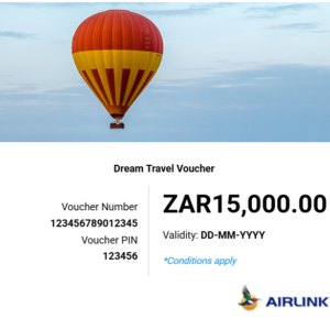 Airlink Gift Voucher R15 000