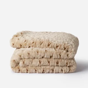 Mer Faux Fur Throw 150x200cm Tan