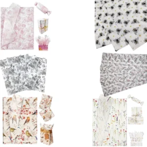 Paper Tissue 10 Sheets Gift Wrap Paper Gift Wrapper  (Multicolour)
