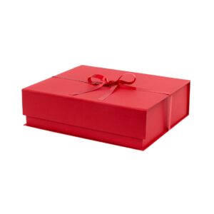 Large Red Hamper Gift Box