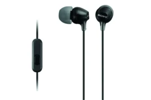 Sony MDR-EX15AP Earphones with Mic Black
