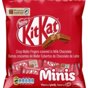 Nestle Kit Kat Crisp Wafer Fingers Minis Milk Chocolate Bites  (180 g)