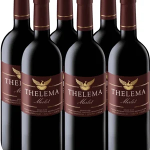 Thelema Merlot Red Wine  (Pack of 6 x 750 ml)